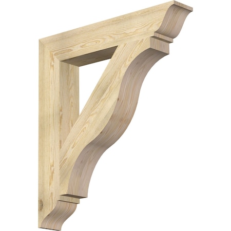 Ekena Millwork Funston Traditional Rough Sawn Bracket, Douglas Fir, 6"W x 36"D x 40"H BKT06X36X40FST01RDF